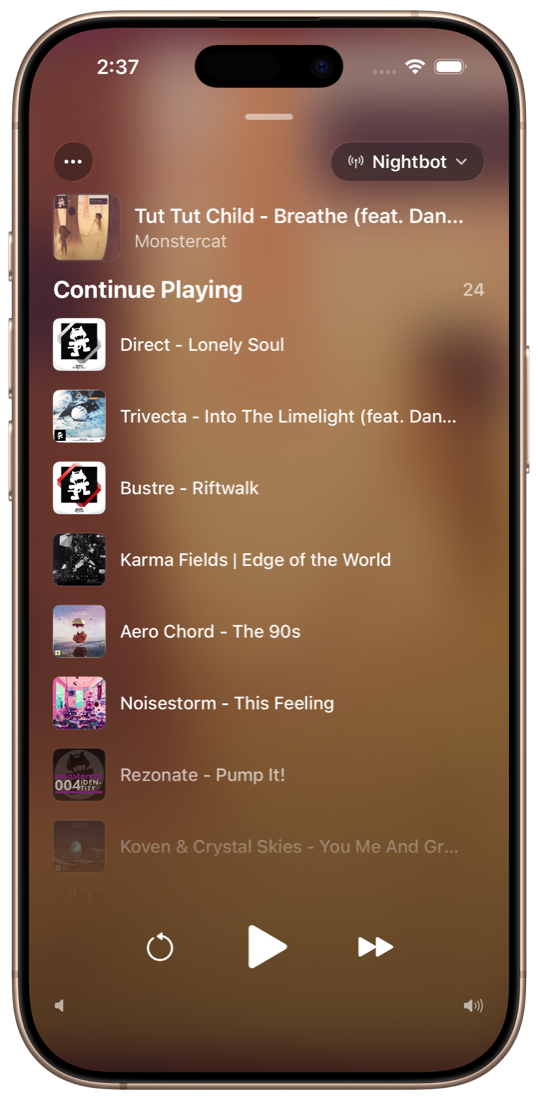 Native song request player